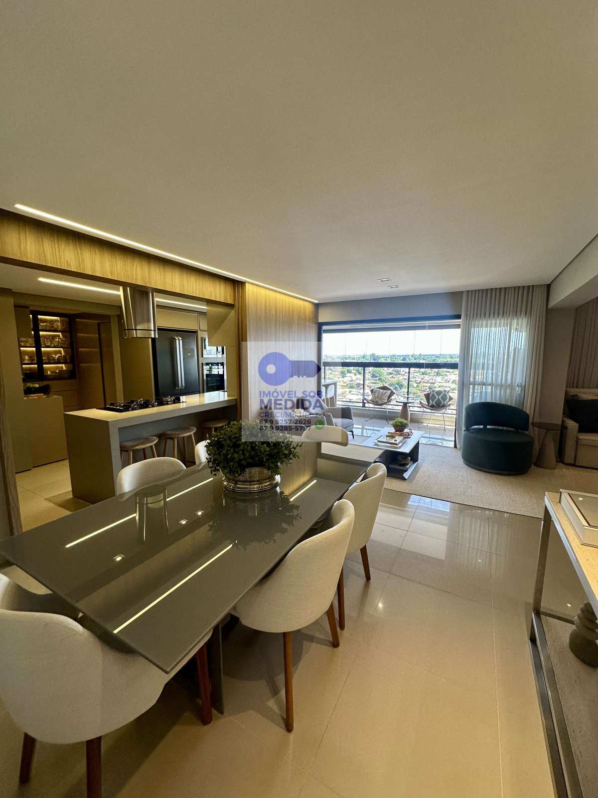 Apartamento de luxo à venda, 134m² - Carandá Bosque,Campo Grande