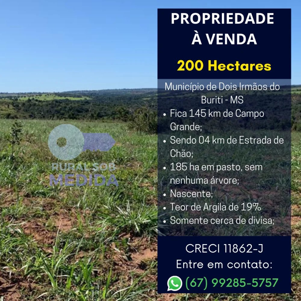 Fazenda à venda - ,Dois Irmãos do Buriti