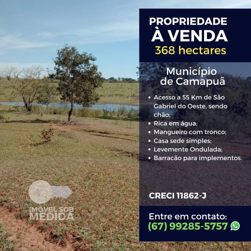 Fazenda à venda - ,Camapuã